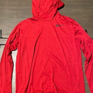 Large Red Nike Dri-Fit Sweatshirt